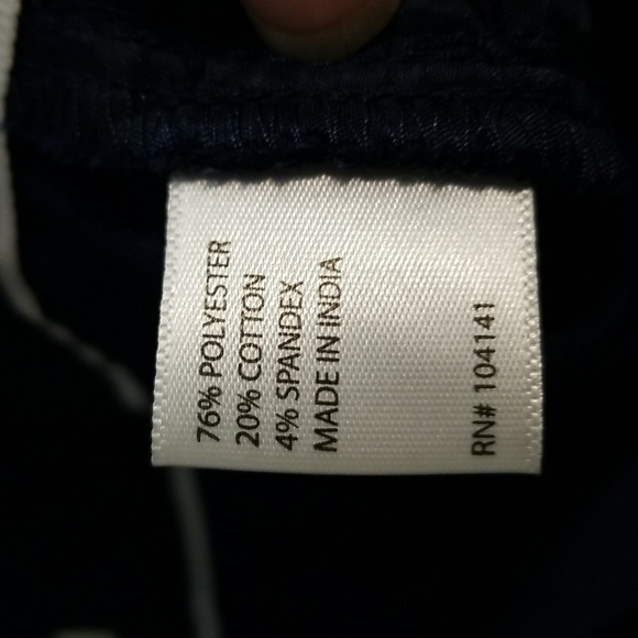 Lady Hagen Navy Blue Trouser Pants Size 8 - Picture 8 of 8